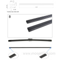 Natural Wiper Blades Rubber Refill Fit Frameless